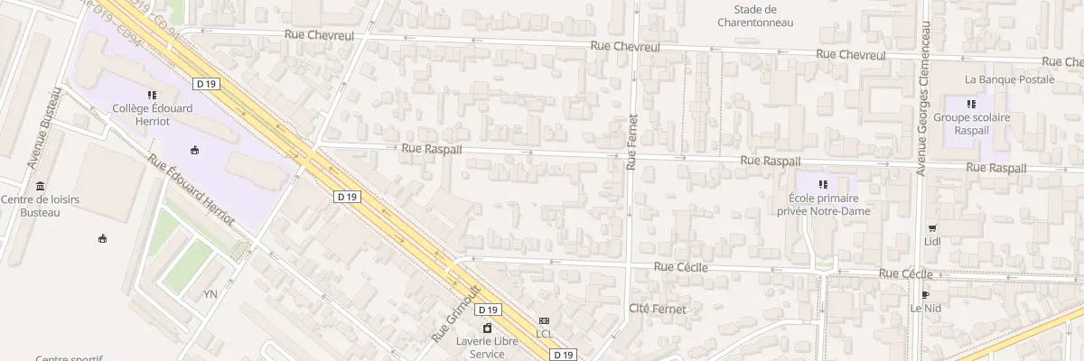 Plan du 26 Rue Raspail à Maisons-Alfort