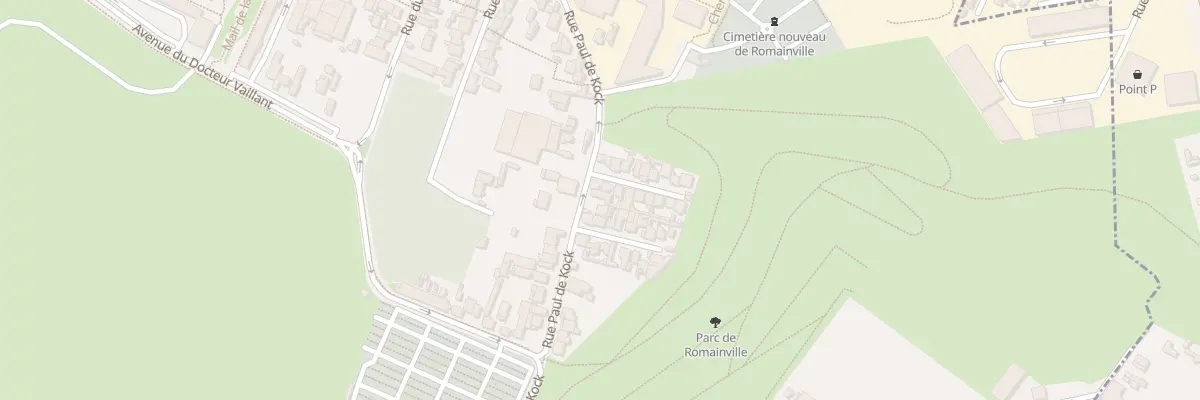 Plan du 104 Rue Paul de Kock à Romainville