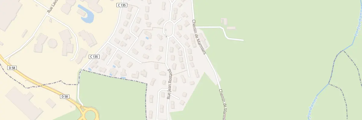 Plan du 6 Rue Olivier de Serres à Aurillac