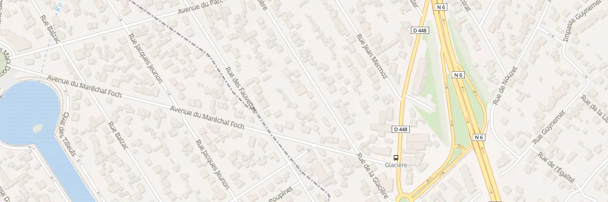 Plan du 94 Rue de la Glacière à Montgeron