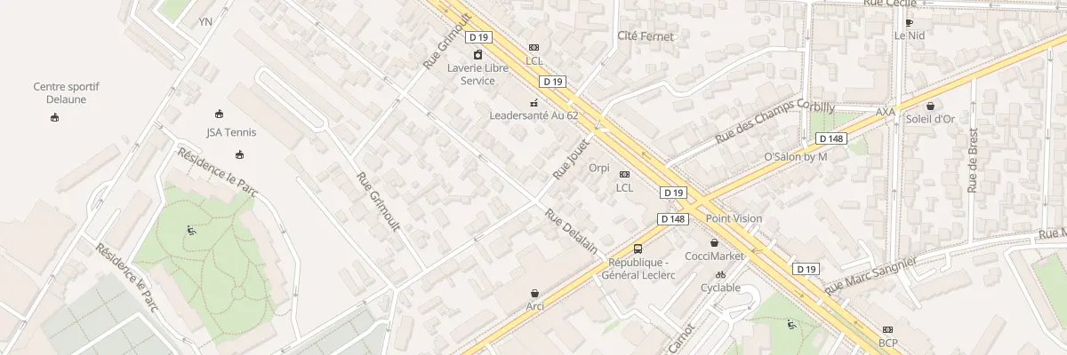 Plan du 6 Rue Jouet à Maisons-Alfort