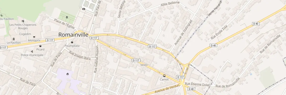 Plan du 34 Rue Veuve Aublet à Romainville