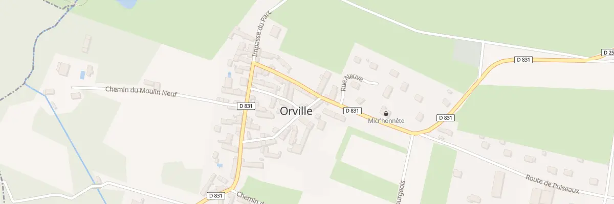 Plan du 12 Rue de la Pompe à Orville