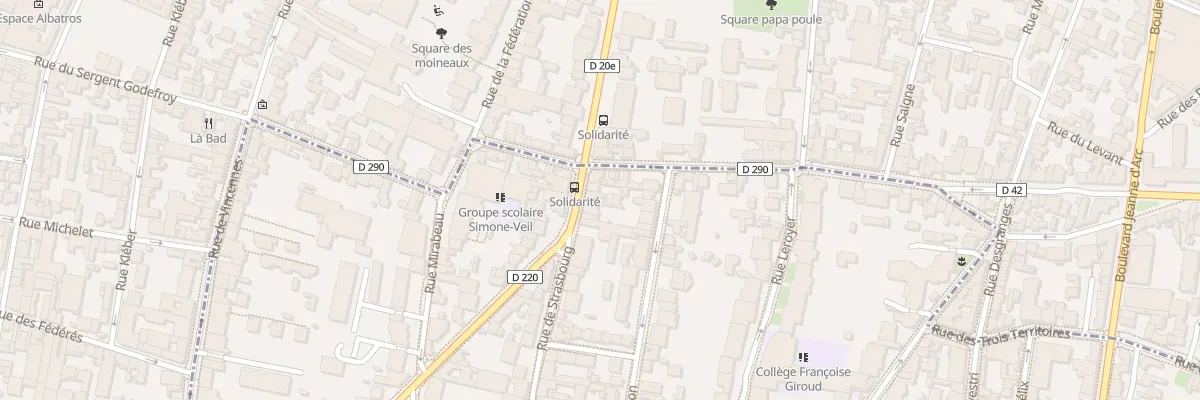 Plan du 76 Rue de Strasbourg à Vincennes
