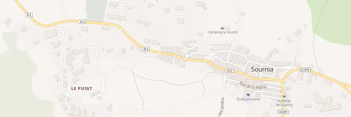 Plan du 12 Le Village à Sournia