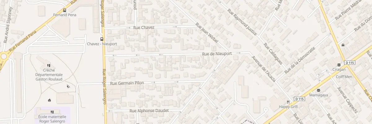 Plan du 38 Rue De Nieuport à Drancy