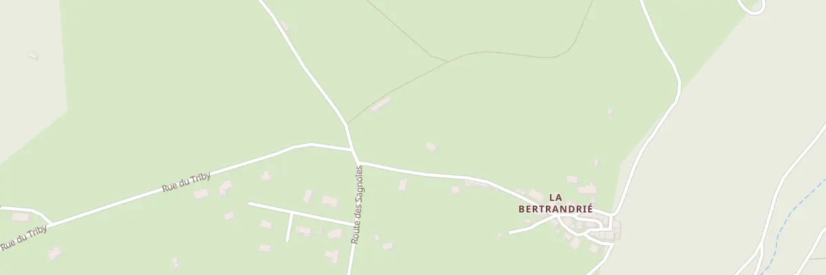 Plan du 3 Rte de la Bertrandié au Bez