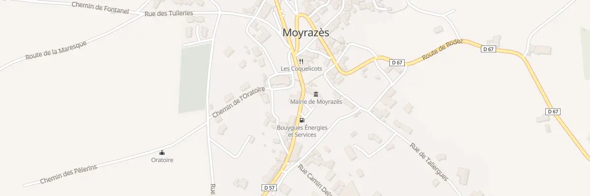 Plan du 2 Av du Ségala à Moyrazès