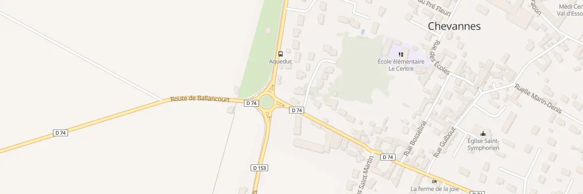 Plan du 6B Imp des Tilleuls à Chevannes