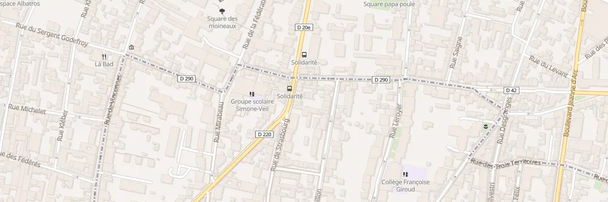 Plan du 74 Rue de Strasbourg à Vincennes