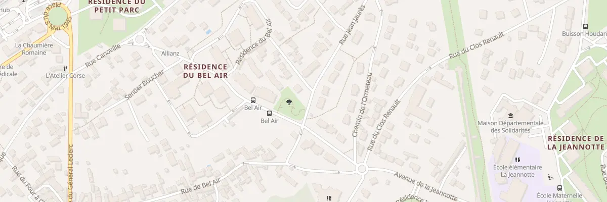 Plan du 7 Rue Jean Jaurés à Mennecy