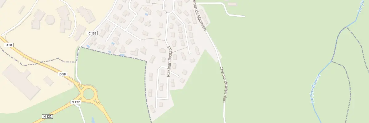 Plan du 12 Rue Olivier de Serres à Aurillac