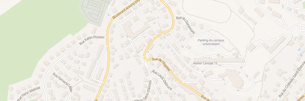 Plan du 86 Rue de l’Egalite à Aurillac