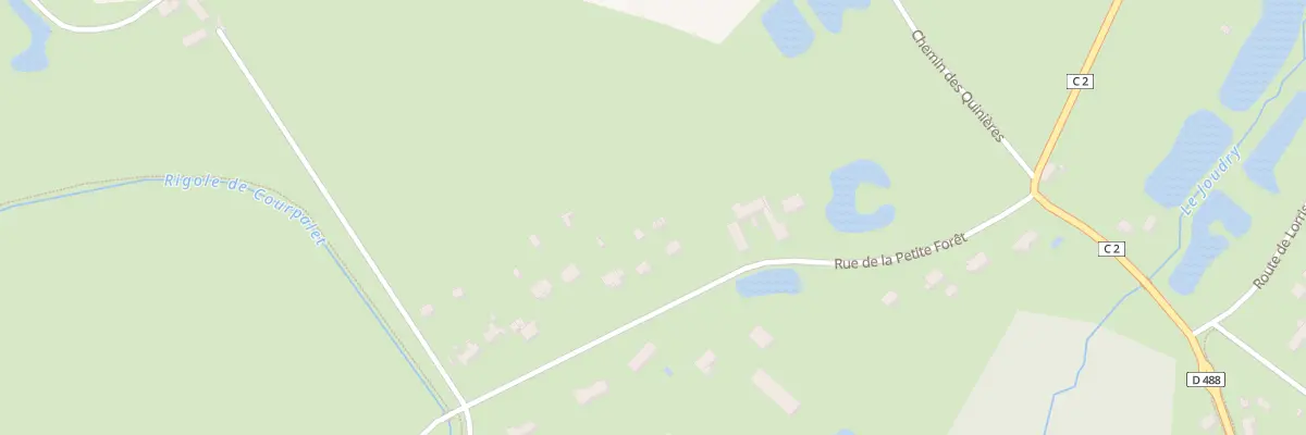 Plan du 28 Rue de la Petite Forêt à Vieilles-Maisons-sur-Joudry