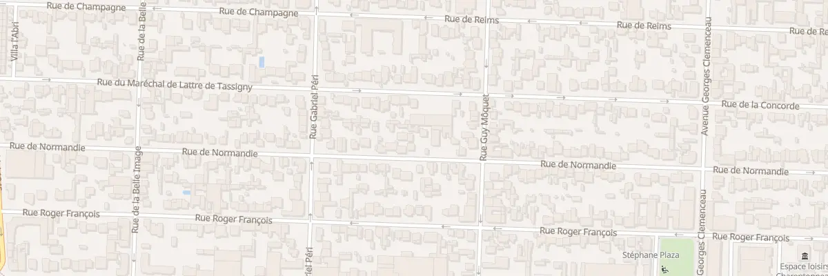 Plan du 75 Rue de Normandie à Maisons-Alfort