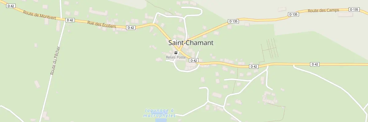 Plan du 5114 Le Bourg à Saint-Chamant