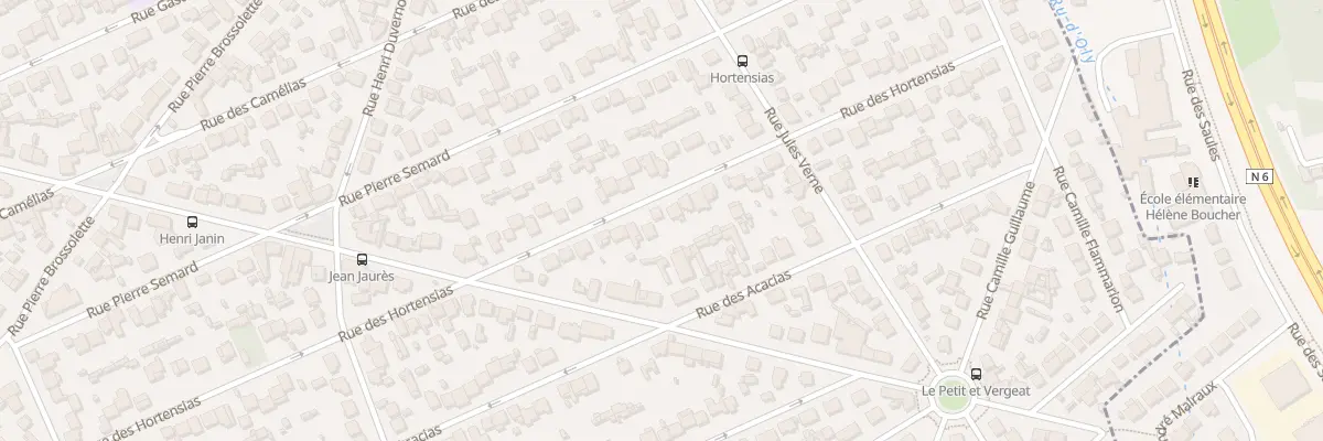 Plan du 58 Rue des Hortensias à Vigneux-sur-Seine
