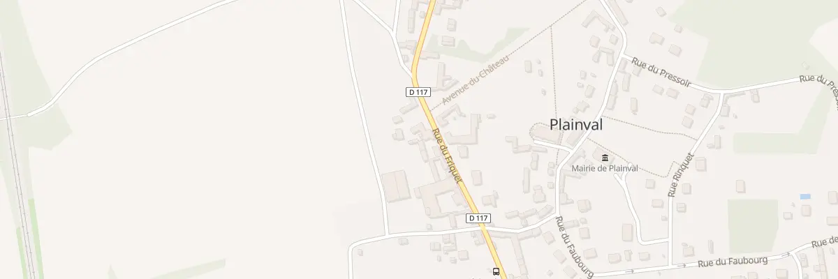 Plan du 231 Rue du Friquet à Plainval