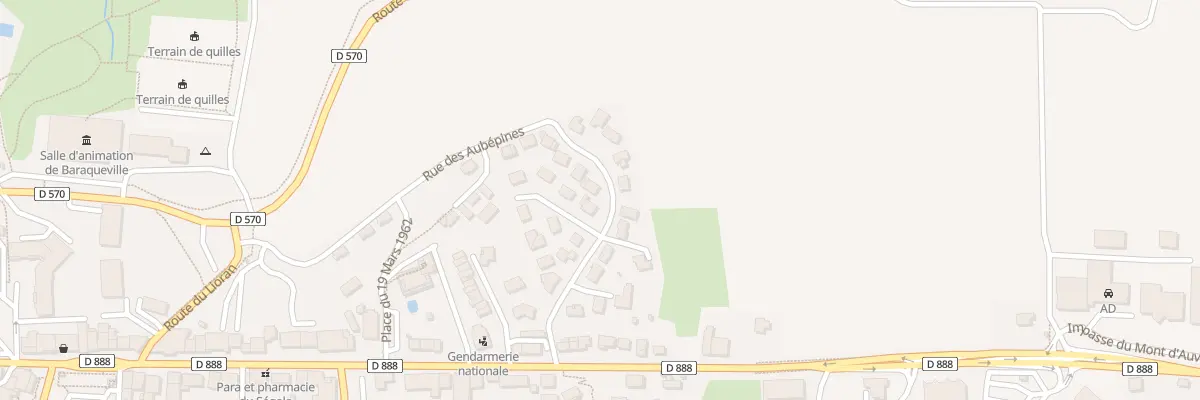 Plan du 23 Rue des Terrasses du Lac à Baraqueville