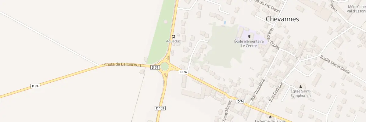 Plan du 7 Imp des Tilleuls à Chevannes