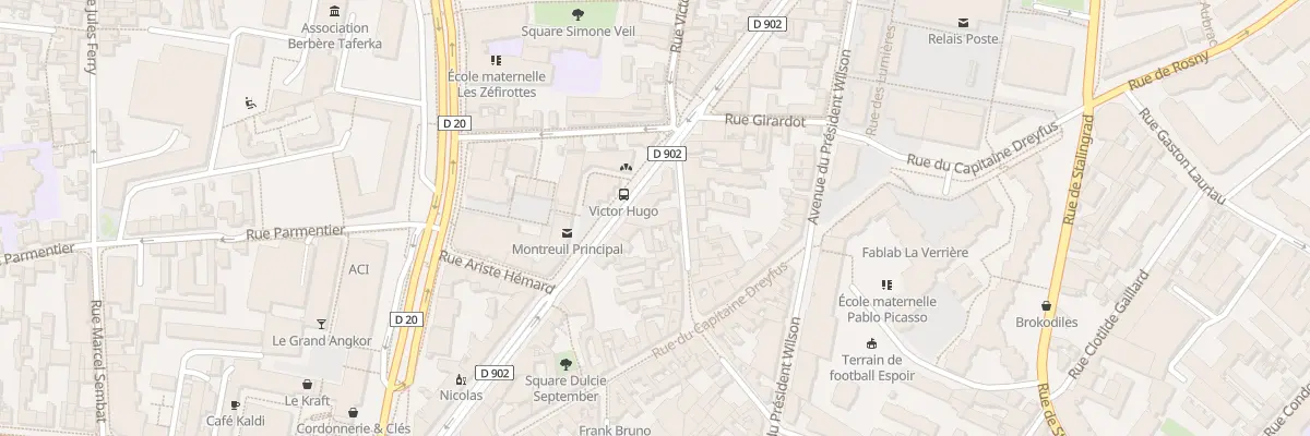 Plan du 31 Bd Rouget de Lisle à Montreuil