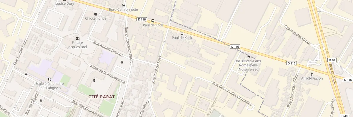 Plan du 174 Rue Paul de Kock à Romainville