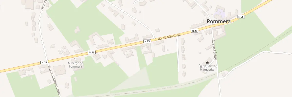 Plan du 11 Rte Nationale à Pommera