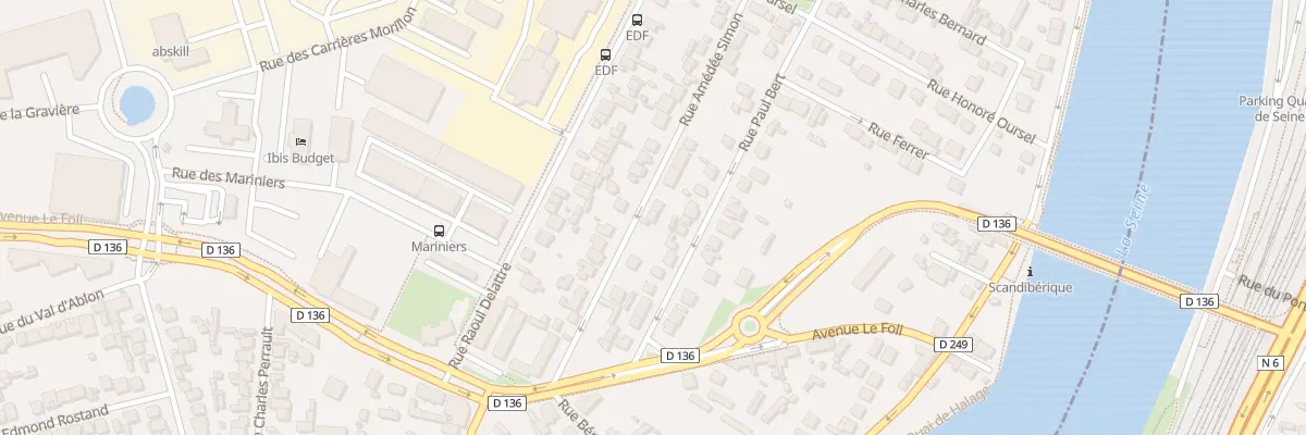 Plan du 18 Rue Amedée Simon à Villeneuve-le-Roi