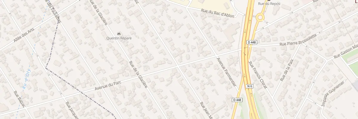 Plan du 101 Av du Parc à Montgeron