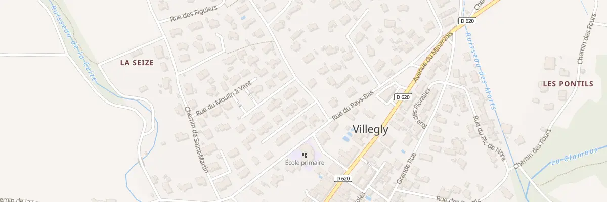 Plan du 2 Rue des Piniers à Villegly