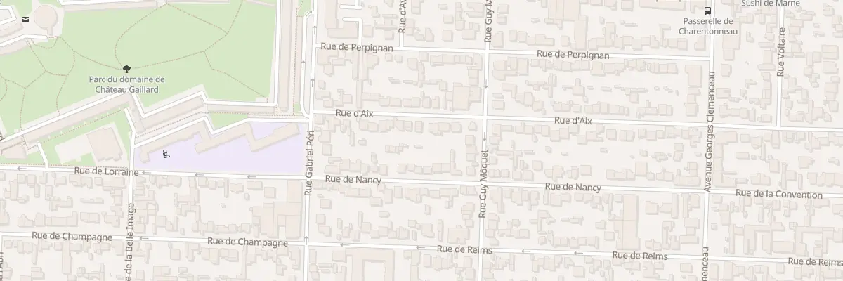 Plan du 16T Rue d’Aix à Maisons-Alfort