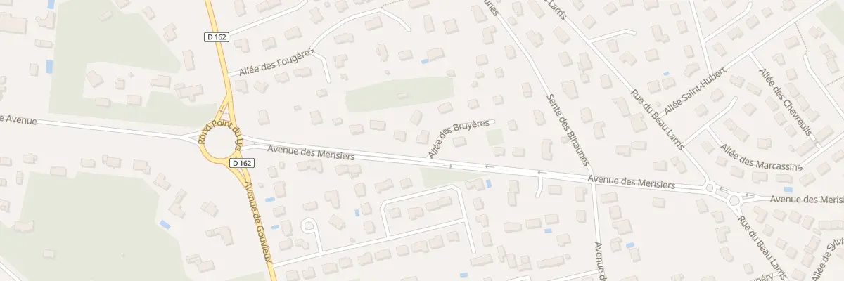 Plan du 1 All des Bruyeres à Lamorlaye