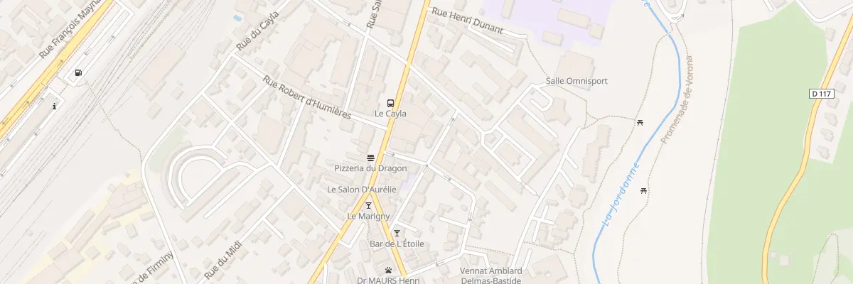 Plan du 6 Rue Jean Cinq Arbres à Aurillac