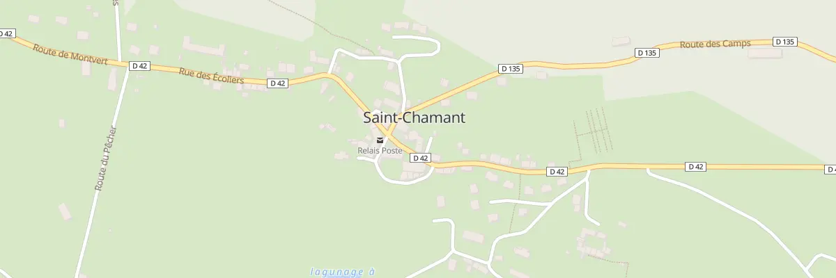 Plan du 5093 Le Bourg à Saint-Chamant