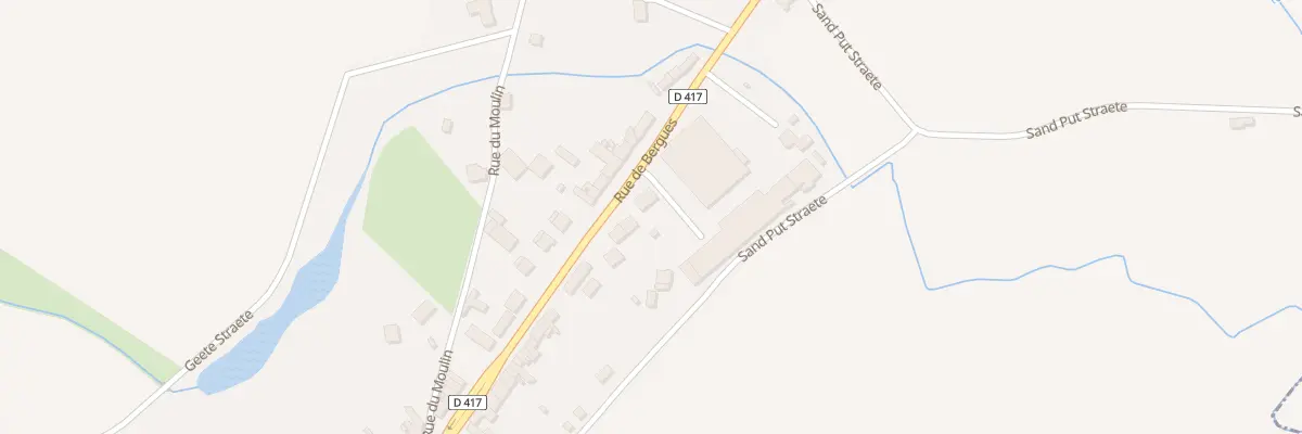 Plan du 188F Rue de Bergues à Esquelbecq