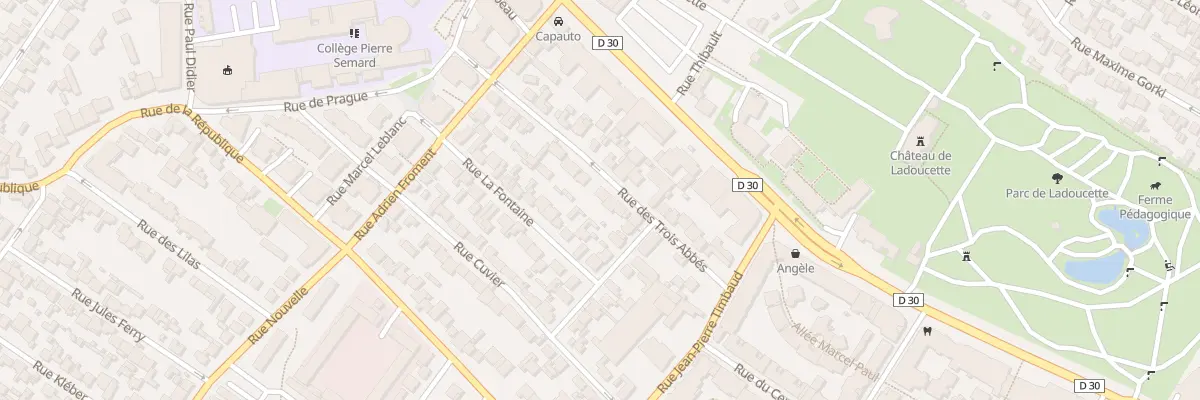 Plan du 25 Rue Des Trois Abbes à Drancy