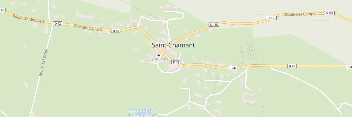 Plan du 5095 Le Bourg à Saint-Chamant