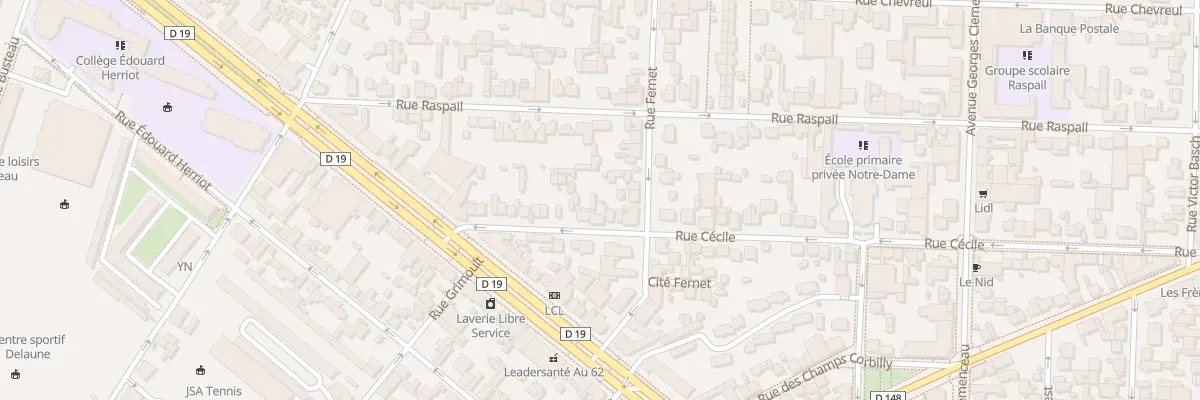 Plan du 17 Rue Cécile à Maisons-Alfort