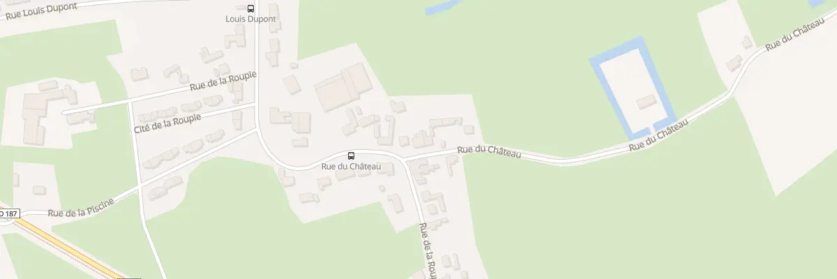 Plan du 11 Rue du Château à Isbergues