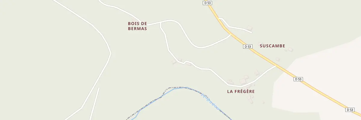 Plan du 5239 La Fregere à Paulinet