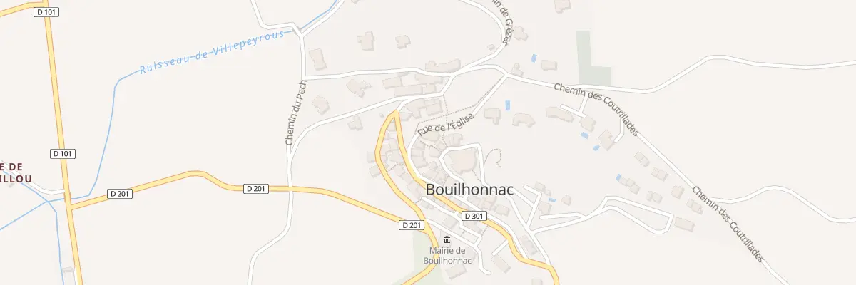 Plan du 22 Le Village à Bouilhonnac
