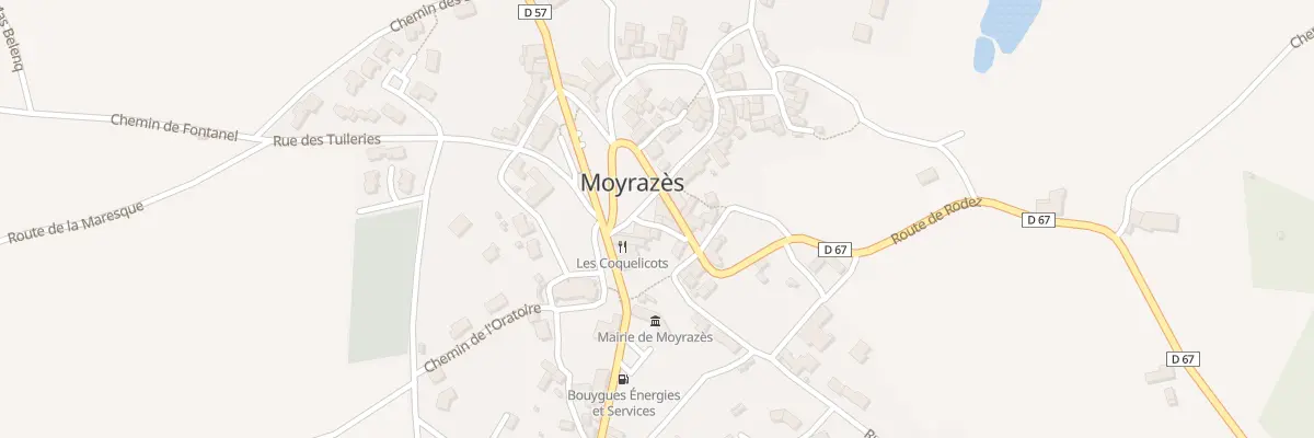 Plan du 5064 Moyrazes à Moyrazès