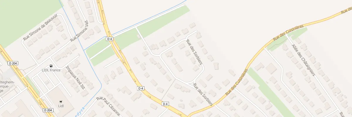 Plan du 11 Rue des Sorbiers à Téteghem-Coudekerque-Village