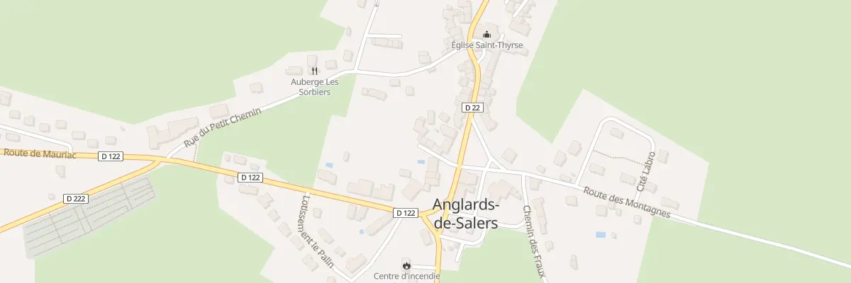 Plan du 5446 Le Bourg à Anglards-de-Salers