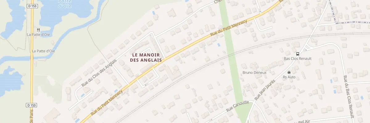 Plan du 36 Rue du Petit Mennecy à Mennecy