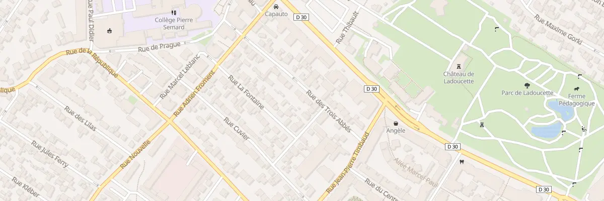 Plan du 23 Rue Des Trois Abbes à Drancy