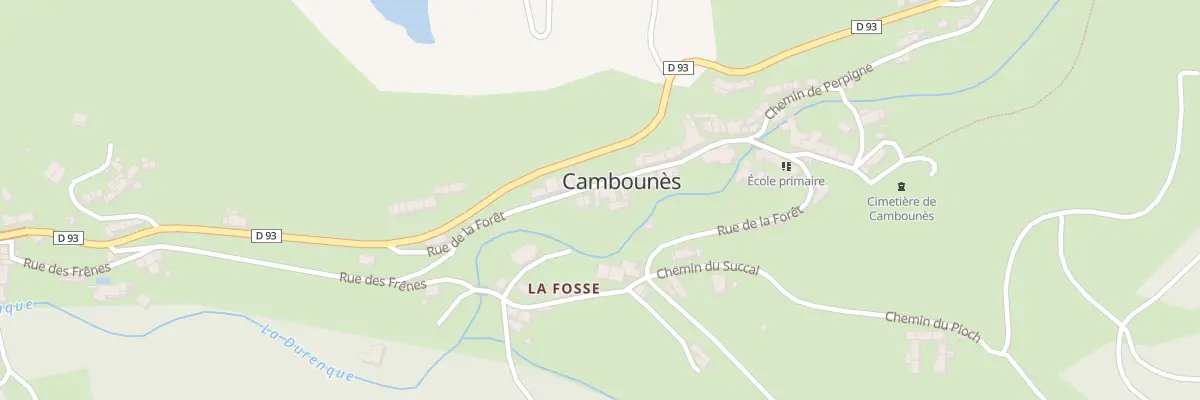 Plan du 8 Rue de la Foret à Cambounès
