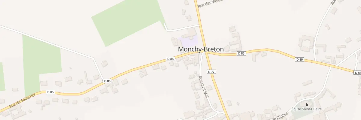 Plan du 51 Rue de Saint Pol à Monchy-Breton