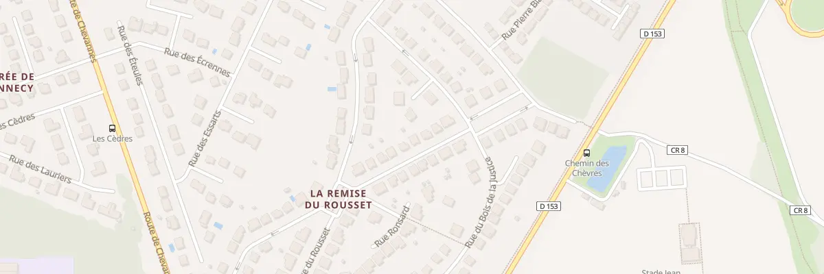 Plan du 27 Av du Rousset à Mennecy