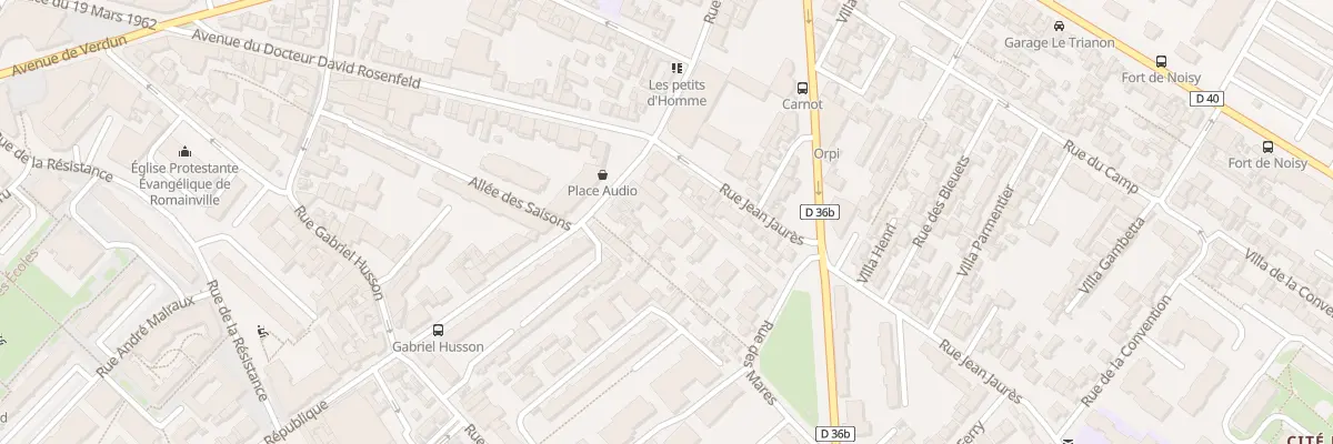 Plan du 51 Rue de la République à Romainville